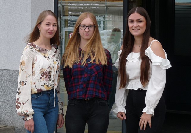 Foto: SWS/K-PL - von links: Lena Schmidt, Victoria Seyler, Ennie Mann